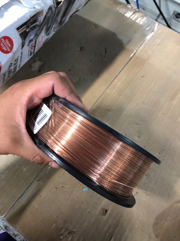 Photo 2 of Solid Uncoated Bare Round Copper Wire 99.9% Pure 10 Oz (Dead Soft) (18 Ga - 137 Ft Spool, Dead Soft) 18 Ga - 137 Ft Spool Dead Soft