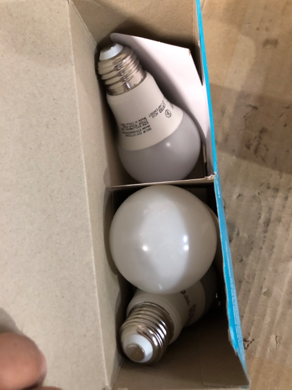 Photo 2 of 60-Watt Equivalent A19 Dimmable Energy Star LED Light Bulb Soft White (4-Pack)