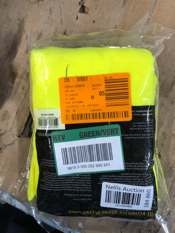 Photo 3 of HI visibility short sleeve shirt 1 pack