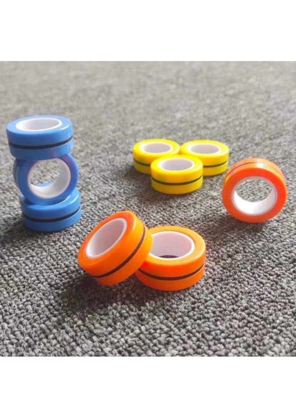 Photo 1 of 3pcs Finger Magnetic Ring, Magnet Toy, similar to photo