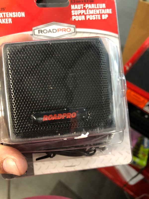 Photo 1 of RoadPro RP-101C CB Extension Speaker with Swivel Bracket, Black