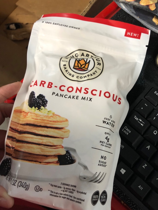 Photo 4 of **EXP 07/16/2023**
King Arthur Carb Conscious Pancake MIX 
Pack of 6 