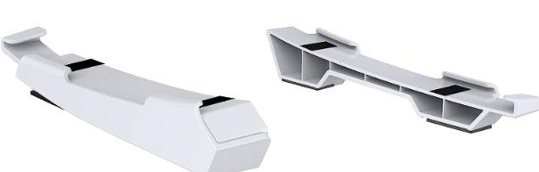 Photo 1 of NexiGo PS5 Accessories Horizontal Stand, [Minimalist Design], PS5 Base Stand, Compatible with Playstation 5 Disc & Digital Editions, White