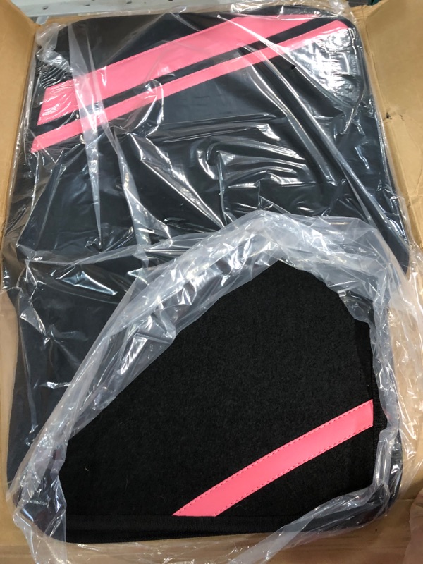 Photo 2 of FH Group Car Floor Mats - Carpet Floor Mats for Cars, Universal Fit Automotive Floor Mats, All Purpose Car Floor Mats, Carpet Protector Mat for Most Sedan, SUV, Truck Floor Mats Pink