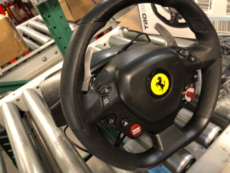 Photo 1 of **WHEEL ONLY** Thrustmaster T80 Ferrari 488 GTB Edition Racing Wheel for PlayStation 4/5/PC