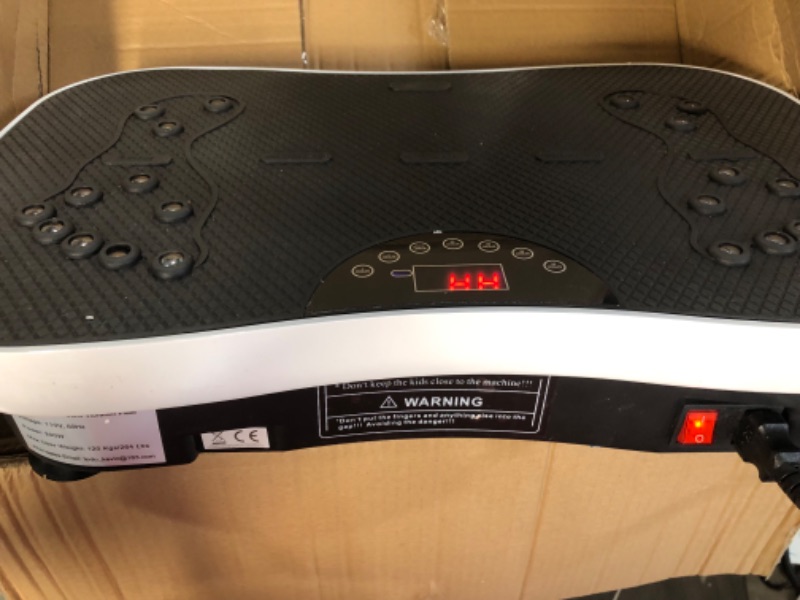 Photo 4 of *FOR PARTS* TODO Vibration Plate Exercise Machine Whole Body Vibration Machine for Relieving Muscle Tightness