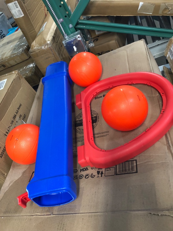 Photo 1 of **PARTS ONLY, SEE PHOTOS** Little Tikes Easy Score Basketball Set, Blue, 3 Balls - Amazon Exclusive Standard