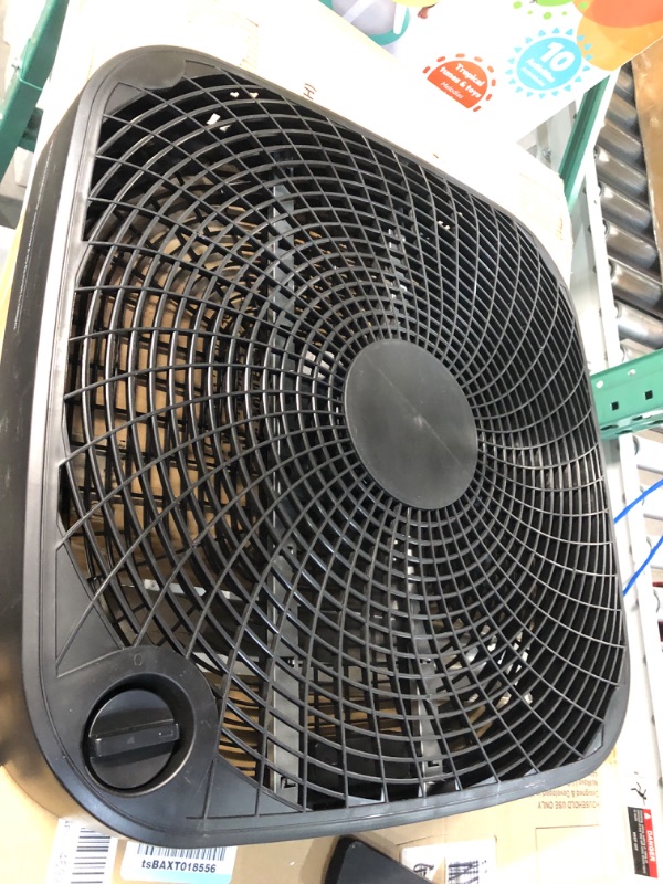 Photo 2 of **USED BUT APPEARS NEW** Amazon Basics 3 Speed Box Fan, 20-Inch 20-inch Box Fan