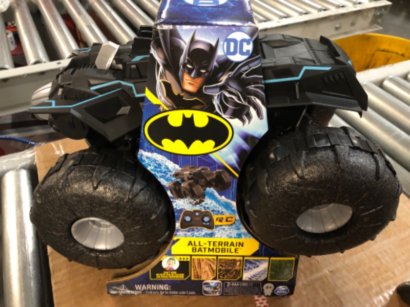 Photo 2 of DC Comics Batman, All-Terrain Batmobile Remote Control Vehicle, Water-Resistant Batman Toys