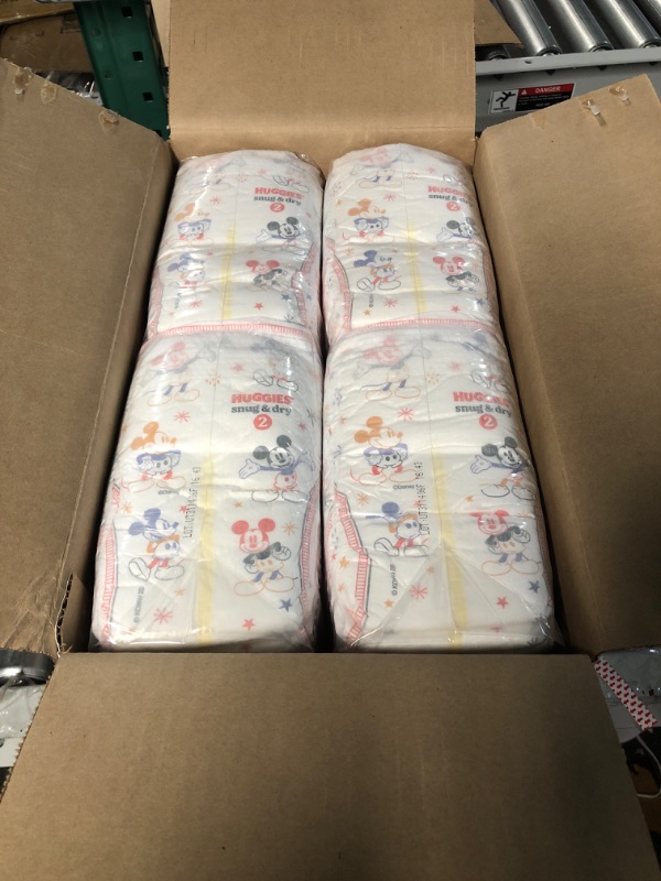 Photo 2 of Huggies Snug & Dry Baby Diapers, Size 2 (12-18 lbs), 100 Ct Size 2 (100 Count)