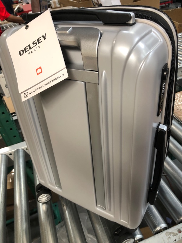 Photo 2 of DELSEY Paris Titanium Intl 20.5'' Expandable Spinner Suitcase - Silver