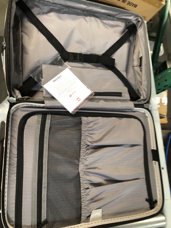 Photo 4 of DELSEY Paris Titanium Intl 20.5'' Expandable Spinner Suitcase - Silver