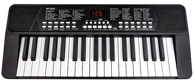 Photo 1 of **NO USB-C CHARGING CABLE** Beginners Piano Keyboard 37 Keys Portable Electronic Keyboard 