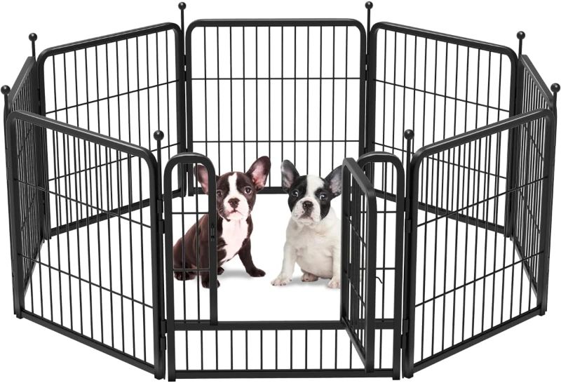 Photo 1 of **USED BUT APPEARS NEW** FXW Rollick Dog Playpen Designed for Camping, Yard, 24" Height for Puppies/Small Dogs, 8 Panels