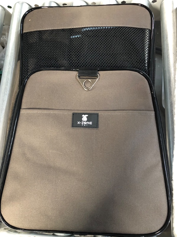 Photo 3 of **SEE NOTES** X-ZONE PET Dogs Carrier Cats Carrier Airline Approved - Medium Brown&Black 