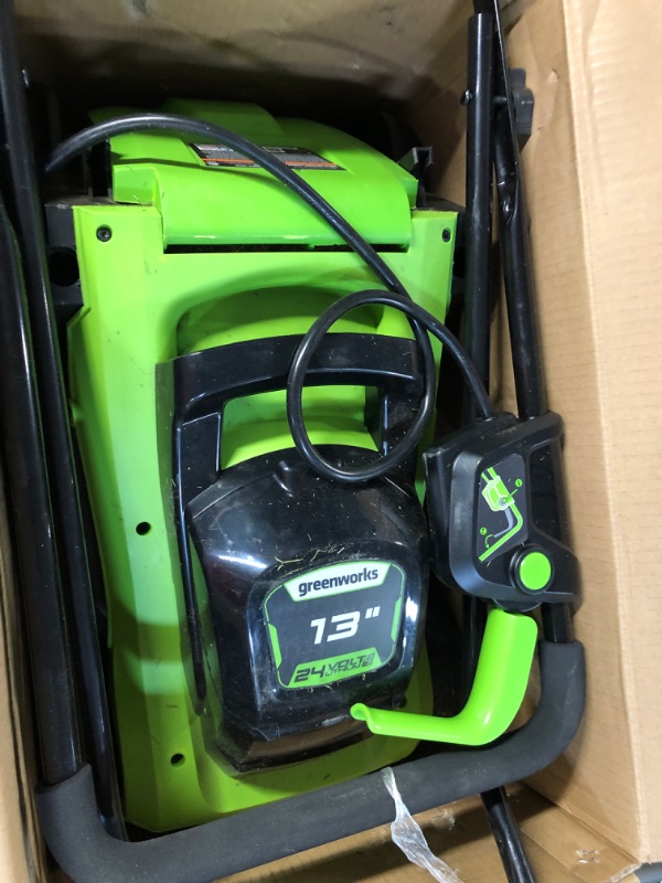 Photo 4 of  **NO CHARGER INCLUDED** Greenworks 24V 13-Inch Cordless (2-In-1) Push Lawn Mower
