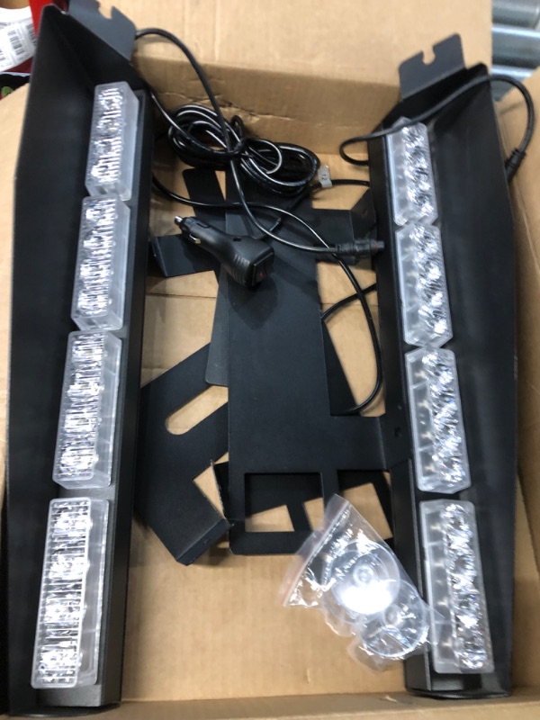 Photo 3 of **SEE NOTES**
2×14.8in LED Dash Strobe Light Bar 2 in 1 Front/Rear Interior Windshield 