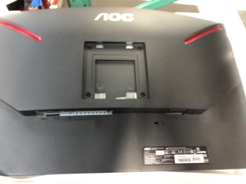 Photo 1 of AOC GAMING CQ27G3S Frameless Curved Gaming Monitor, QHD 2K 2560x1440, 1000R VA, 165Hz 1ms, FreeSync Premium ,Black 165Hz Low Latency 27" QHD Curved Screen