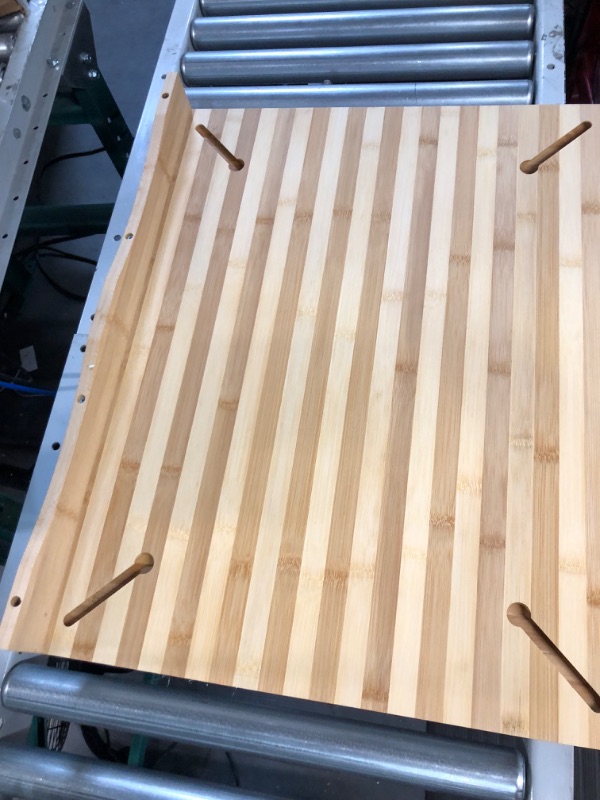 Photo 4 of **USED** Umiboo Bamboo wooden Gas stove top covers and Cutting Board Electric or gas stove cover (LARGE) 