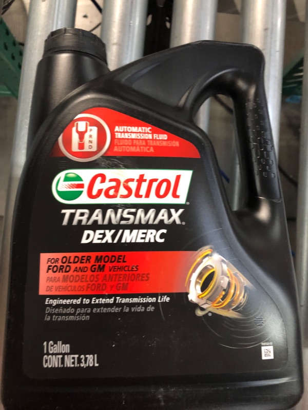 Photo 3 of Castrol 03520C TRANSMAX DEX/MERC ATF, 1 Gallon, Automatic , Black Automatic 1 Gallon