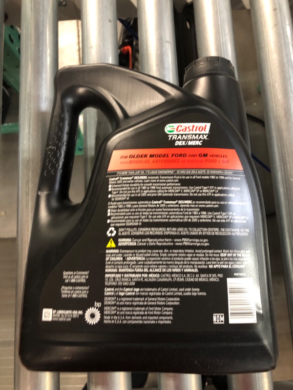 Photo 2 of Castrol 03520C TRANSMAX DEX/MERC ATF, 1 Gallon, Automatic , Black Automatic 1 Gallon