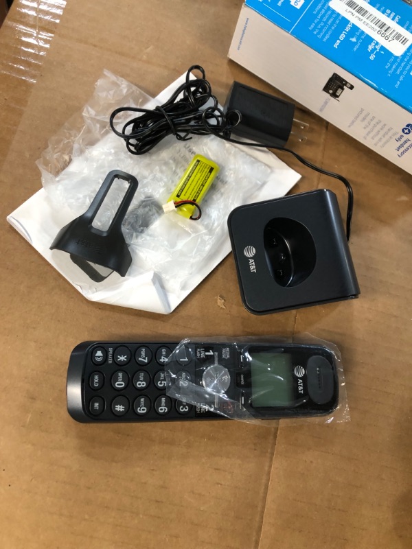 Photo 2 of AT&T TL88002 (Black) Accessory Cordless Handset for AT&T TL88102 Expandable Phone System