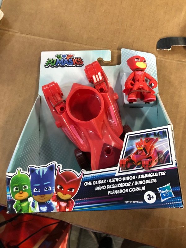 Photo 2 of Hasbro PJ Masks Toys Owl Glider Toy Car with Owlette Action Figure, Superhero Toys, Preschool Toys, PJ Masks Toys for 3 Year Old Boys and Girls and Up Standard Packaging