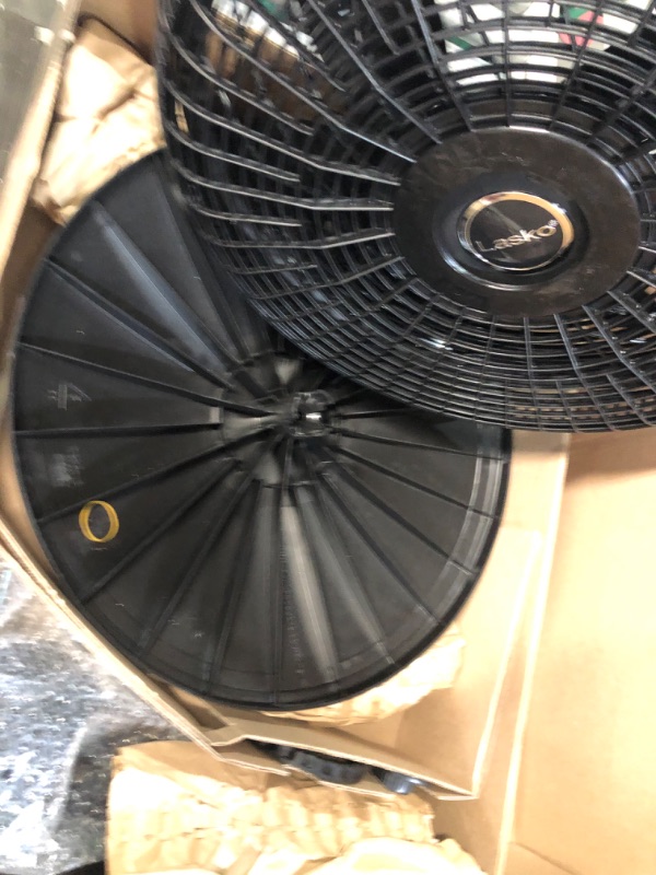 Photo 1 of Lasko Elegance & Performance Pedestal Fan, 18 Inch, Black 1827 & 1820 18? Elegance & Performance Adjustable Pedestal, White-Features Oscillating Movement Tilt-back Fan Head, 2.3