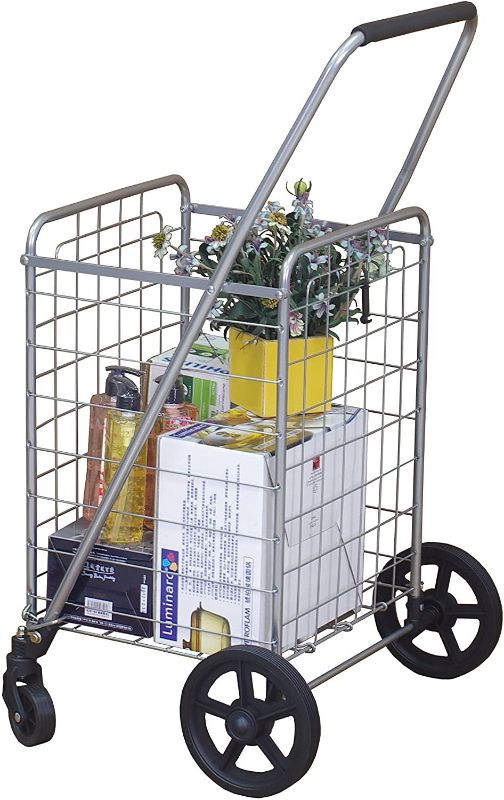 Photo 1 of Wellmax WM99024S Grocery Utility Shopping Cart