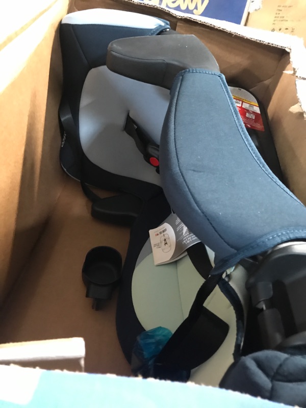 Photo 2 of Cosco Finale DX 2-in-1 Booster Car Seat, Forward Facing 40-100 lbs, Rainbow