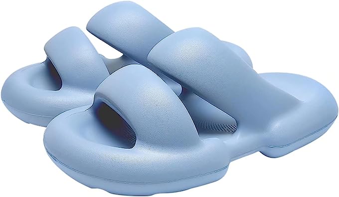 Photo 1 of Mukinrch Bubble Slides Sandals for Women,Cloud Slides Sandals Men,Non-slip Big Pillow Platform Slides 