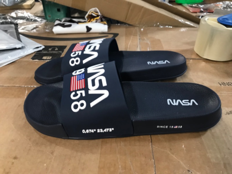 Photo 3 of iFARADAY NASA Men's Sandals Comfortable Lightweight Summer Beach Sandals Striped 