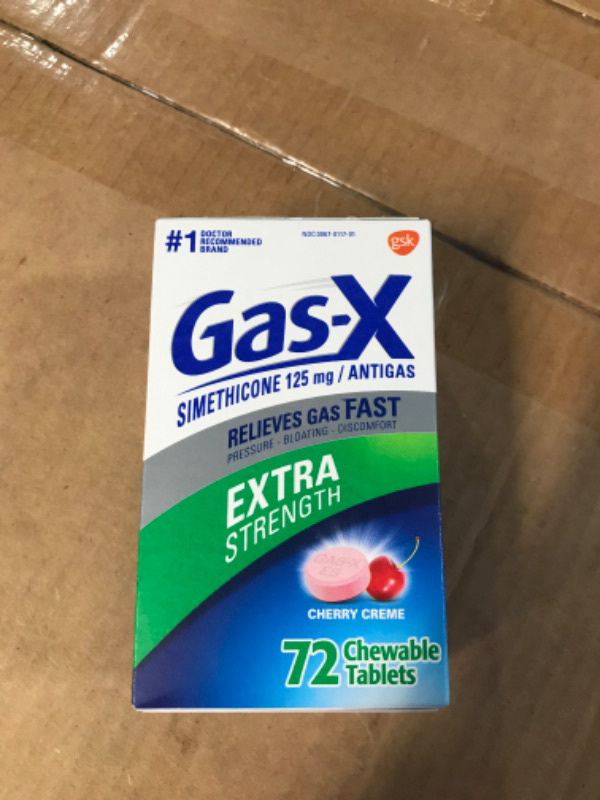 Photo 2 of Gas-X Extra Strength Chewable Gas Relief Tablets with Simethicone 125 mg