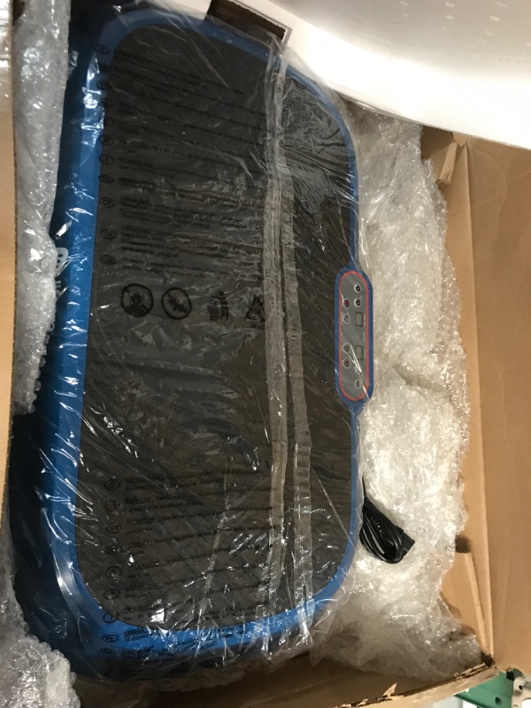 Photo 2 of **SEE NOTES**
LifePro Waver Vibration Plate Exercise Machine - Whole Body Workout Vibration Fitness Platform w/ Loop Bands - Home Training Equipment for Weight Loss & Toning Blue