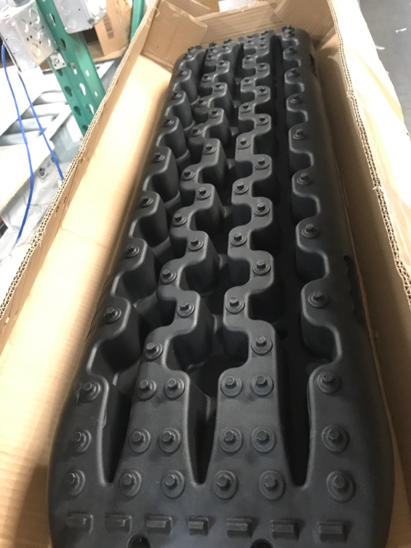 Photo 1 of ORCISH New Recovery Traction Boards with Jack Lift Base- 2 Pcs Traction Mat for Sand Mud Snow Track Tire Ladder 4X4 - Recovery Traction Tracks. (4Gen +Mounting Pins, black) 4Gen +Mounting Pins black