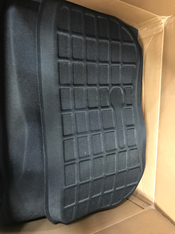 Photo 2 of (6 Pack) Tesla Model Y Floor Mats 2023 2022 2021 2020 3D Full Cover Front Rear Trunk Mats Custom Fits Floor Liners for Tesla Model Y Accessories All-Weather Protect Rear Cargo Liner Mats Model Y ?6 Pack?Floor+Cargo+Trunk Mats