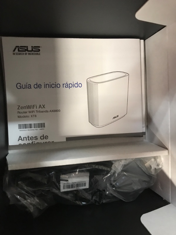 Photo 5 of ASUS ZenWiFi AX6600 Tri-Band Mesh WiFi 6 System - 1 only