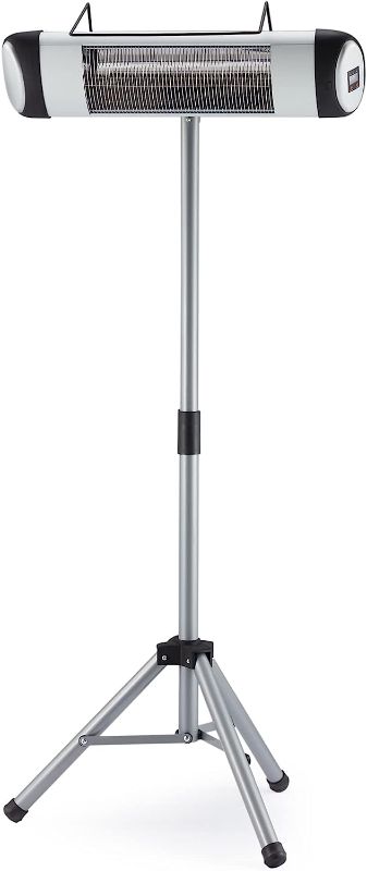 Photo 3 of **SEE NOTES**
JOMEED 15000W Electric Outdoor Infrared Wall Mountable Patio Heater with Remote Control, Adjustable Telescoping Stand, and 3 Heat Settings
