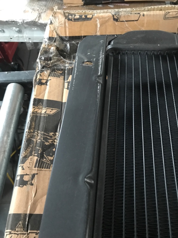 Photo 3 of Omix-Ada 17101.04 Radiator, 2 Row for 1955 to 1971 Jeep CJ Model with 134 CID Engine