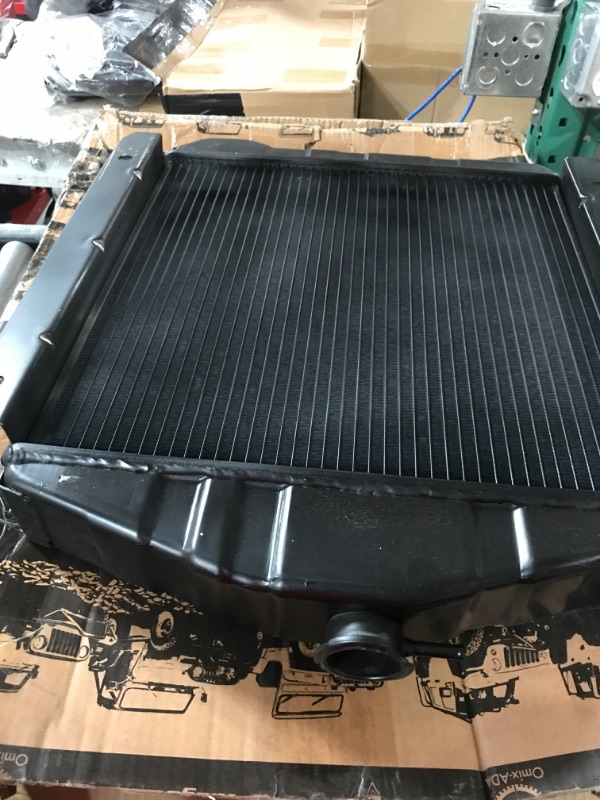 Photo 2 of Omix-Ada 17101.04 Radiator, 2 Row for 1955 to 1971 Jeep CJ Model with 134 CID Engine