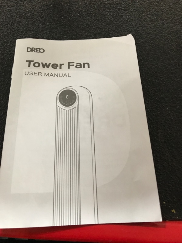 Photo 5 of **PARTS ONLY** Dreo Nomad One Tower Fan with Remote, 24ft/s Velocity Quiet Cooling Fan, 