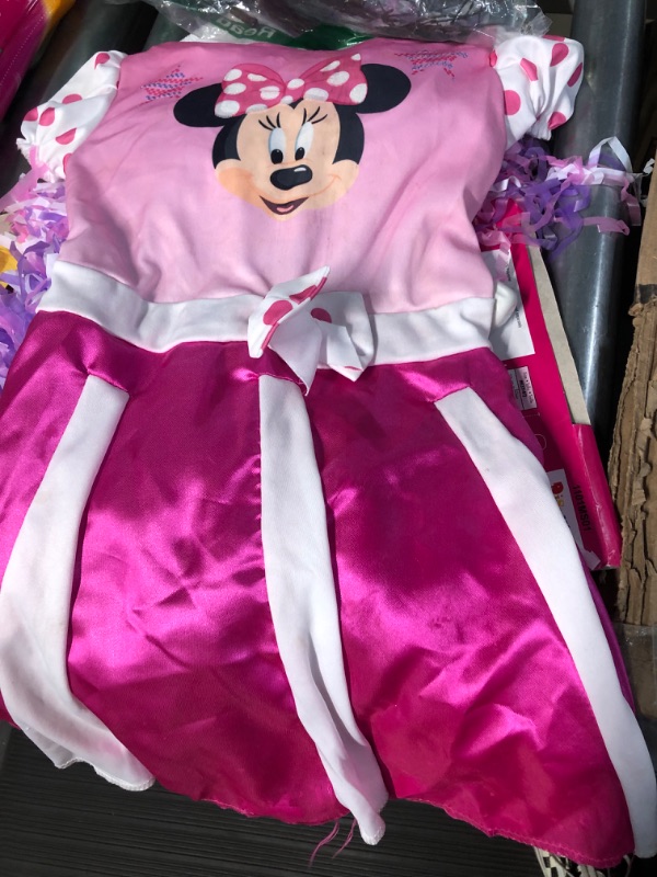 Photo 5 of Disguise Disney Minnie Mouse Cheerleader Toddler Girls' Costume, X-Small (3T-4T)