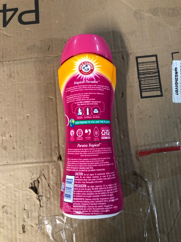 Photo 3 of Arm & hammer In-Wash Scent Booster, Tropical Paradise, 24 oz