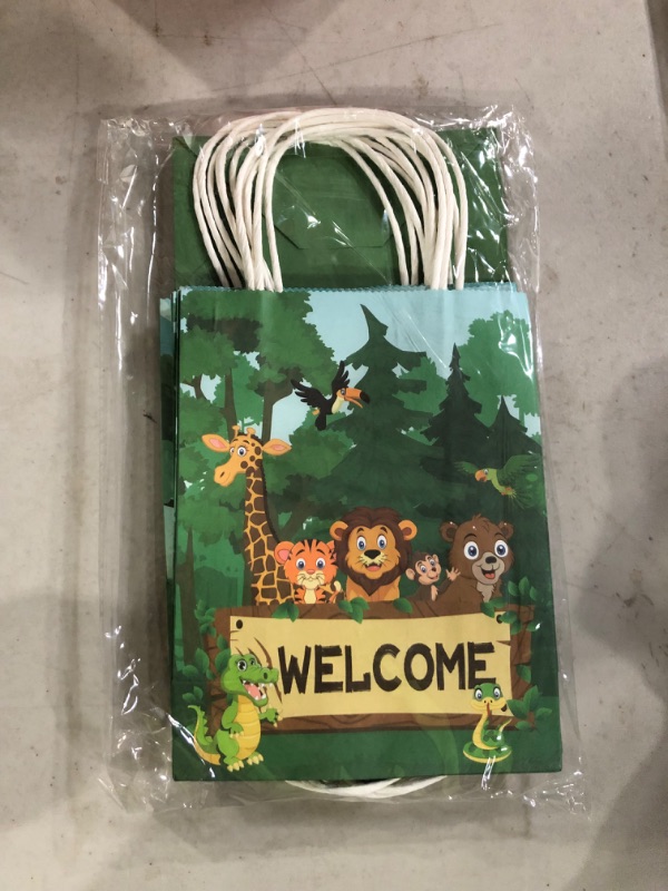 Photo 2 of 12pcs Safari Gift Bags 