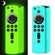 Photo 1 of [2 Pack] Pinowu Firestick Remote Cover Case (Glow in The Dark) Blue/Red