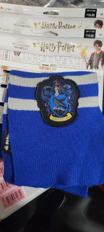 Photo 1 of 2 PK Harry Potter Scarf, Wizarding World Hogwarts House Themed Scarves, Movie Quality Character Dress Up Costume Accessory Ravenclaw