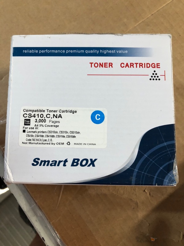 Photo 1 of SMART BOX LAIPENG 4COLORS COMPATIBLE TONER CARTIDGE CS310, CS410,CS51O