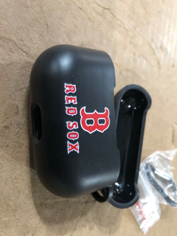 Photo 3 of  Boston Red Sox Case Cover Compatible with Apple AirPods Pro Battery Case Boston Red Sox - BLACK