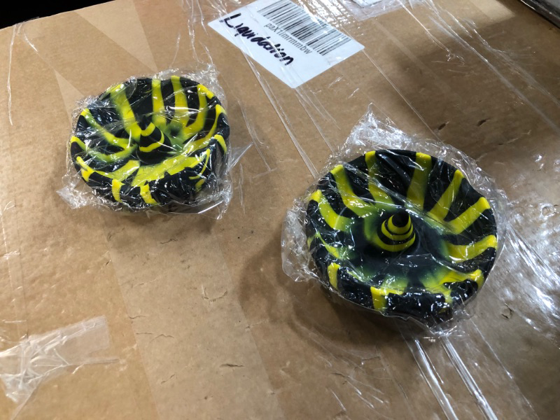 Photo 1 of (Pack of 2) The D'ash Bowl Silicone Ash Tray (Black/Yellow)