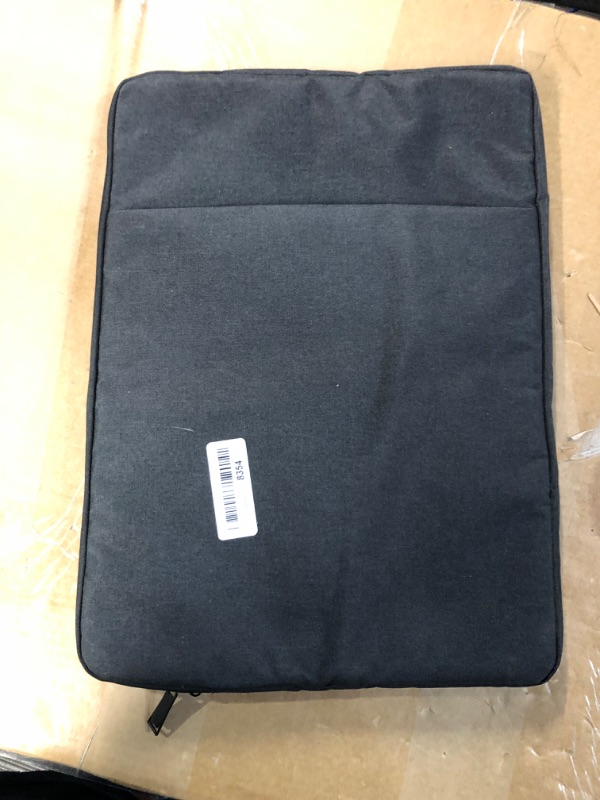 Photo 2 of Polyester Laptop Sleeve Protective Case Vertical Style with Pocket Zipper 